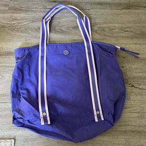Lululemon gym yoga beach tote bag